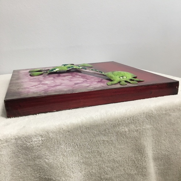 Whimsical Animal Hand Painted Metal Wall Art 3D - Picture 8 of 15